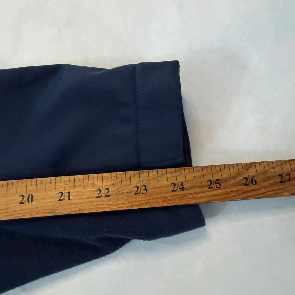Mountain Hardwear Mens Navy Soft Shell Fleece Lined‎ Jacket Windbreaker Large
